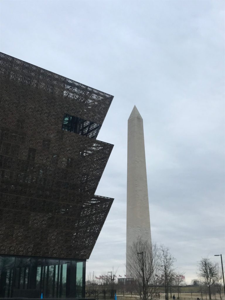 Washington Monument and the African American History Museum