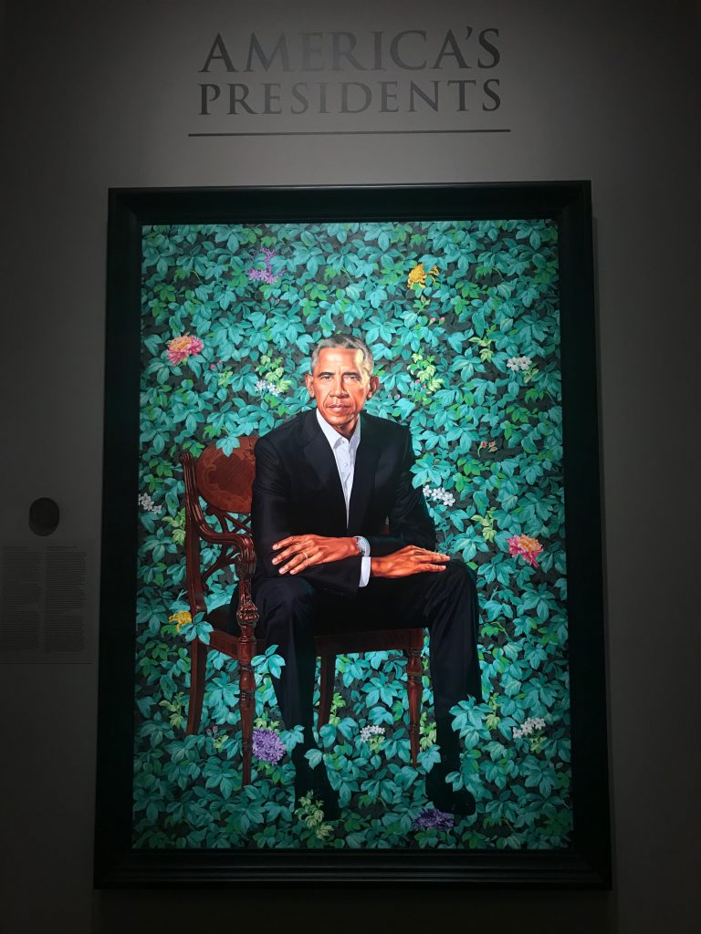 Presidential Portrait of Barack Obama at the National Portrait Gallery