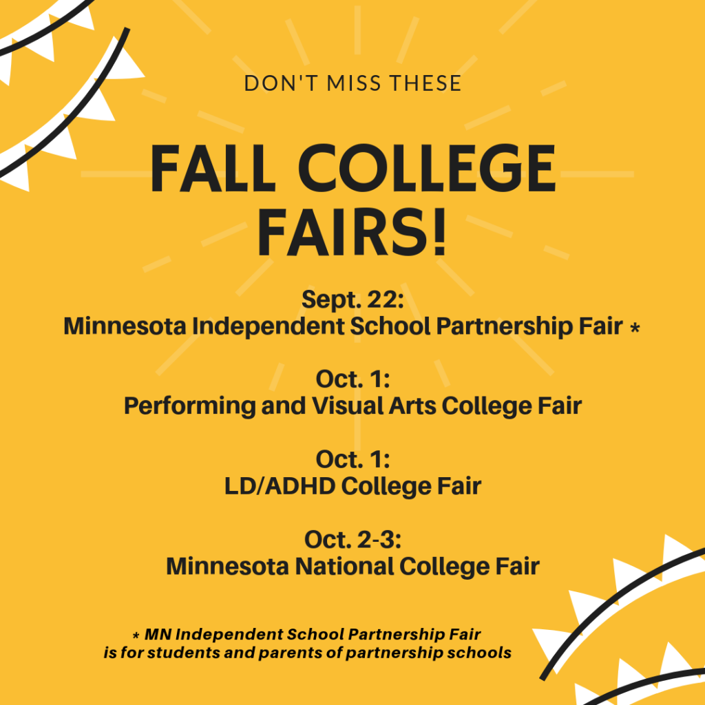 2019 Fall College Fairs