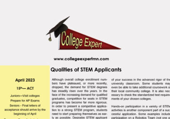 College Expert newsletter banner