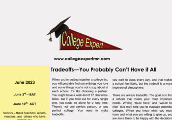 June 2023 College Expert Newsletter