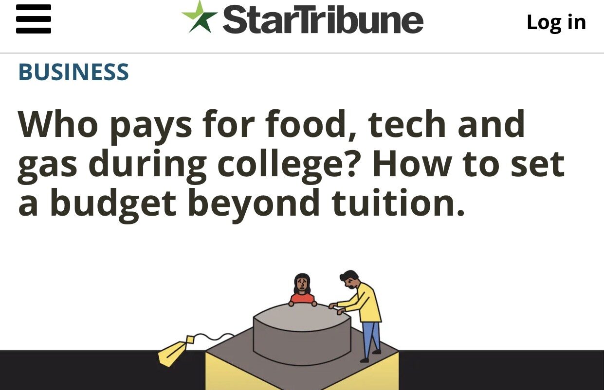 Featured image for “What is the True Cost of College? Read Sue’s Interview in the Star Tribune”